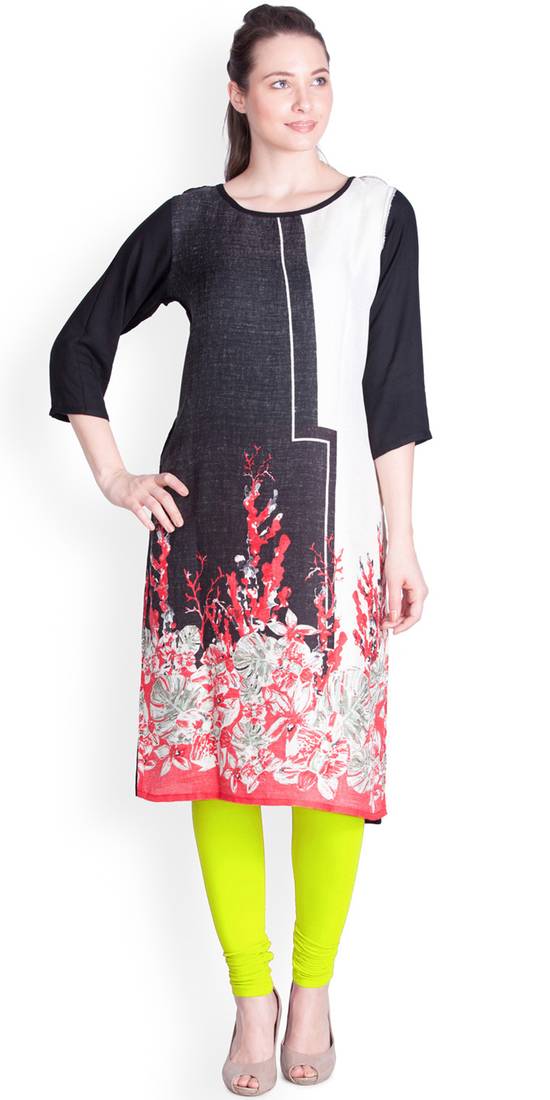  Lyra Neon Lemon Free Size Churidar Leggings