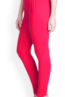 Lux Lyra Neon Pink Free Size Churidar Leggings
