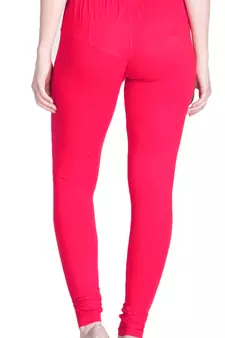 Lux Lyra Neon Pink Free Size Churidar Leggings