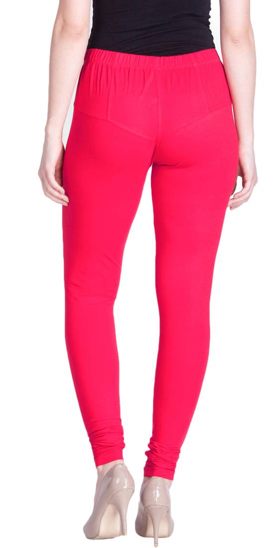 Lux Lyra Neon Pink Free Size Churidar Leggings