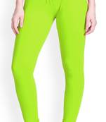 Lyra Neon Green Free Size Churidar Leggings