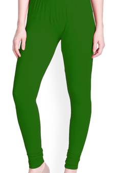  Lyra Grass Green Free Size Churidar Leggings
