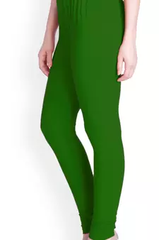  Lyra Grass Green Free Size Churidar Leggings