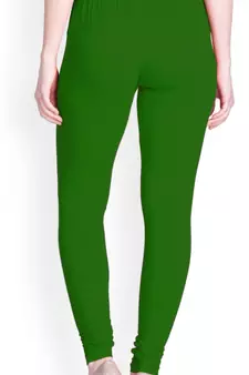  Lyra Grass Green Free Size Churidar Leggings