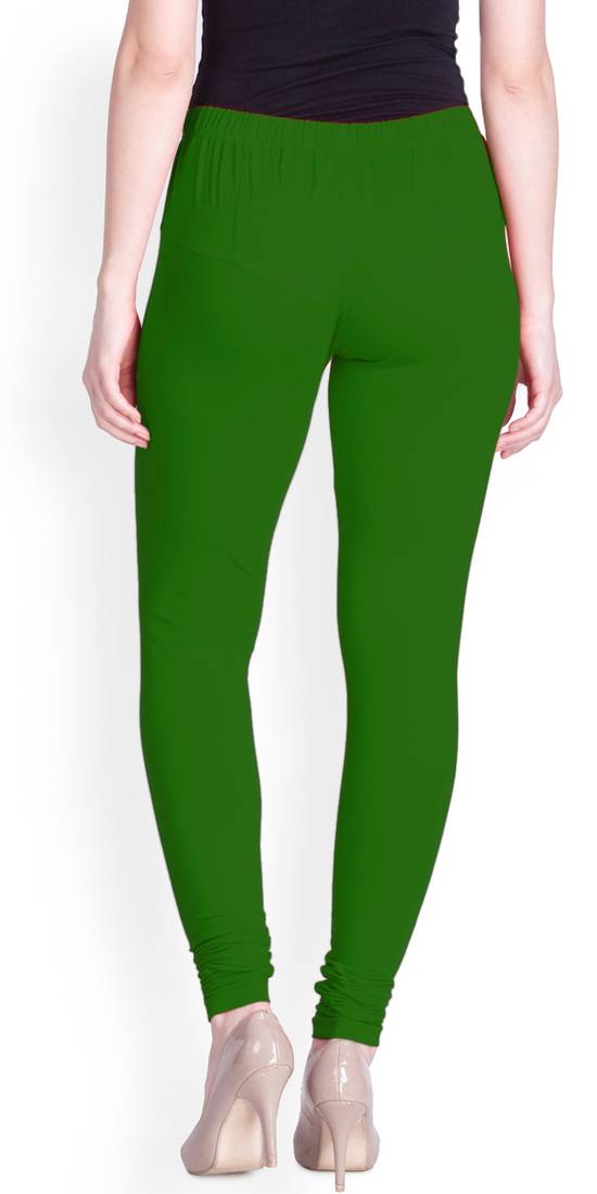  Lyra Grass Green Free Size Churidar Leggings