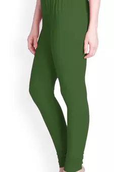  Lyra Spring Green Free Size Churidar Leggings