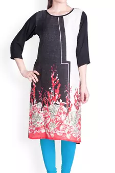  Lyra Blue Sapphire Free Size Churidar Leggings