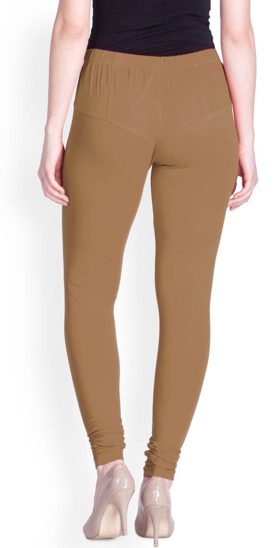  Lyra Peanut Brown Free Size Churidar Leggings