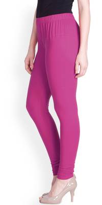  Lyra Candy Pink Free Size Churidar Leggings 3