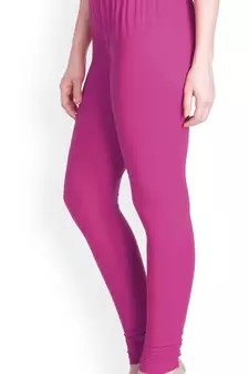  Lyra Candy Pink Free Size Churidar Leggings