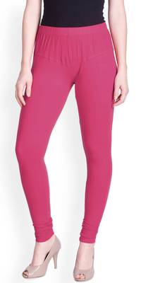  Lyra Pink Forst Free Size Churidar Leggings 1