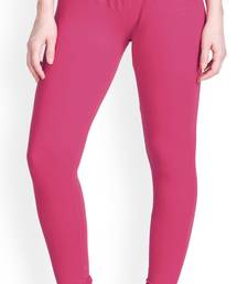  Lyra Pink Forst Free Size Churidar Leggings