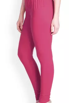  Lyra Pink Forst Free Size Churidar Leggings