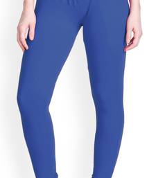  Lyra Cobal Blue Free Size Churidar Leggings