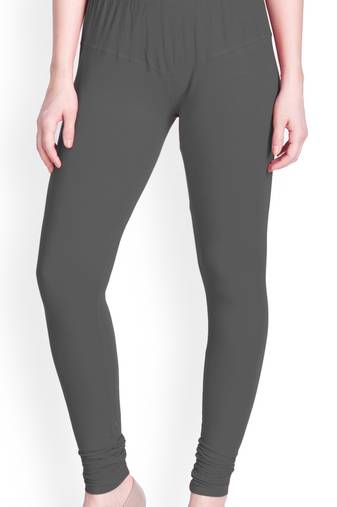  Lyra Smoke Grey Free Size Churidar Leggings