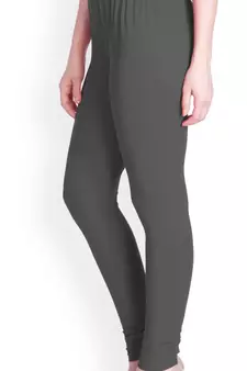  Lyra Smoke Grey Free Size Churidar Leggings