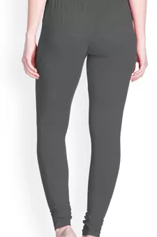  Lyra Smoke Grey Free Size Churidar Leggings