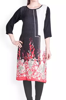  Lyra Black Melange Free Size Churidar Leggings