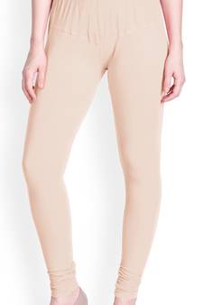  Lyra Butter Free Size Churidar Leggings
