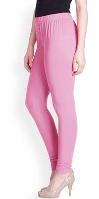  Lyra M. Peach Free Size Churidar Leggings 3
