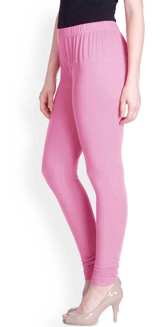  Lyra M. Peach Free Size Churidar Leggings