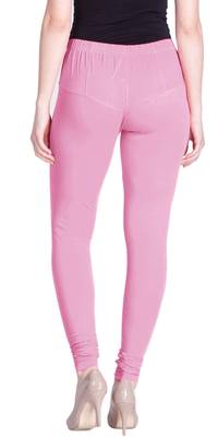  Lyra M. Peach Free Size Churidar Leggings 4
