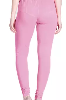  Lyra M. Peach Free Size Churidar Leggings