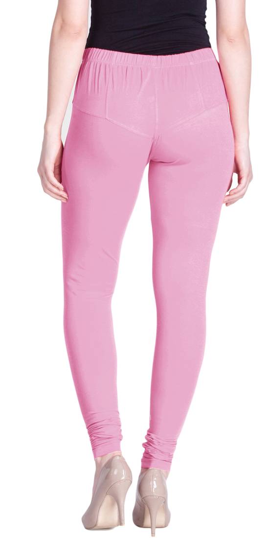  Lyra M. Peach Free Size Churidar Leggings