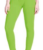  Lyra Light Green Free Size Churidar Leggings