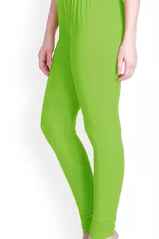  Lyra Light Green Free Size Churidar Leggings