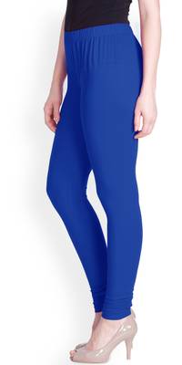  Lyra Eyptian Blue Free Size Churidar Leggings 3