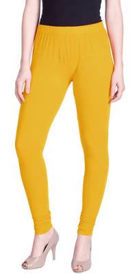  Lyra Golden Corn Free Size Churidar Leggings 1