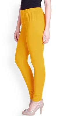  Lyra Golden Corn Free Size Churidar Leggings 3