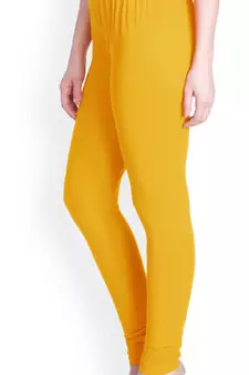  Lyra Golden Corn Free Size Churidar Leggings