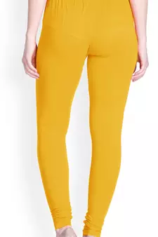  Lyra Golden Corn Free Size Churidar Leggings