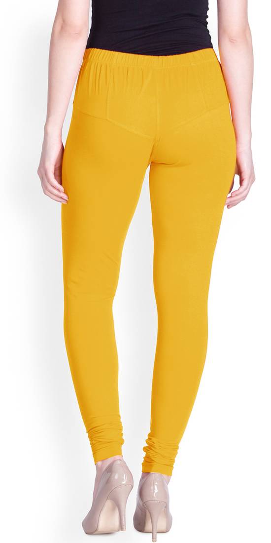  Lyra Golden Corn Free Size Churidar Leggings