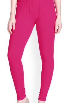  Lyra Rose Pink Free Size Churidar Leggings