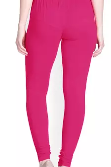  Lyra Rose Pink Free Size Churidar Leggings