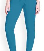  Lyra Tarkish Blue Free Size Churidar Leggings