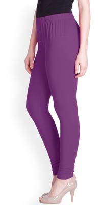  Lyra Rose Wine Free Size Churidar Leggings 3