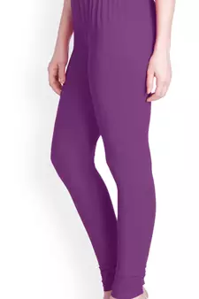  Lyra Rose Wine Free Size Churidar Leggings