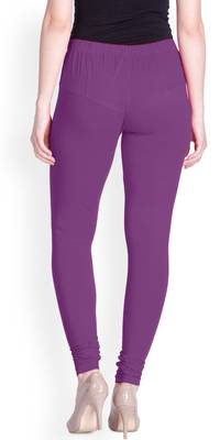  Lyra Rose Wine Free Size Churidar Leggings 4