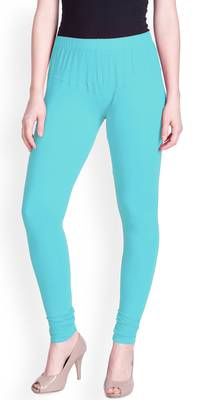  Lyra Mint Green Free Size Churidar Leggings 1