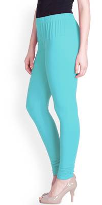  Lyra Mint Green Free Size Churidar Leggings 3
