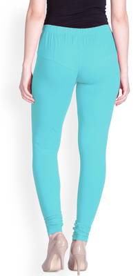  Lyra Mint Green Free Size Churidar Leggings 4