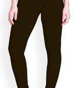  Lyra Coffee Brown Free Size Churidar Leggings
