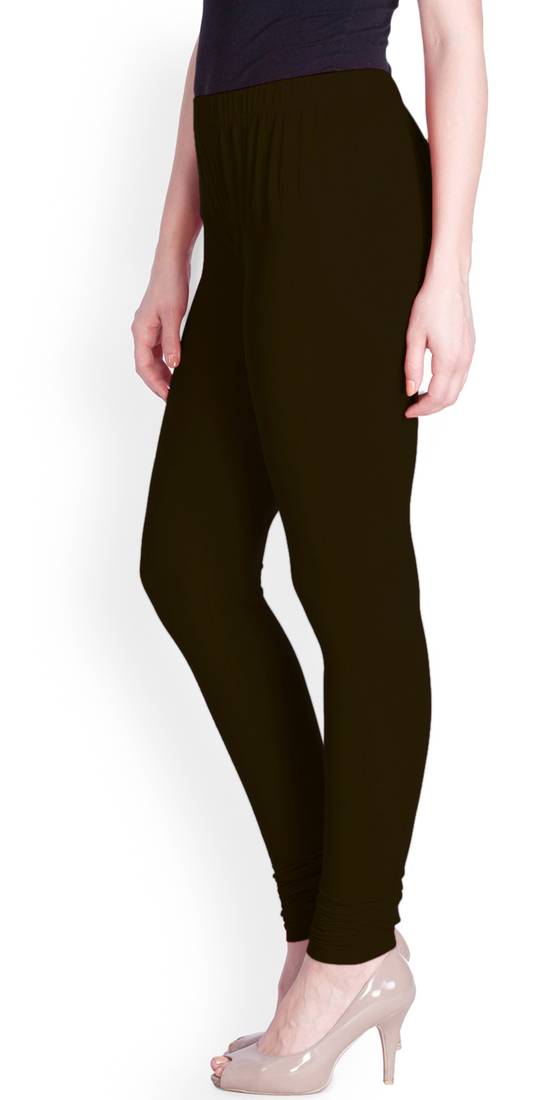  Lyra Coffee Brown Free Size Churidar Leggings