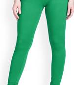  Lyra Crocodile Green Free Size Churidar Leggings
