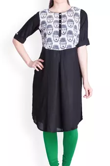  Lyra Crocodile Green Free Size Churidar Leggings