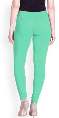  Lyra Emerald Green Free Size Churidar Leggings 4